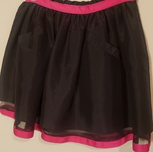 Black and hot pink skirt Betsey Johnson